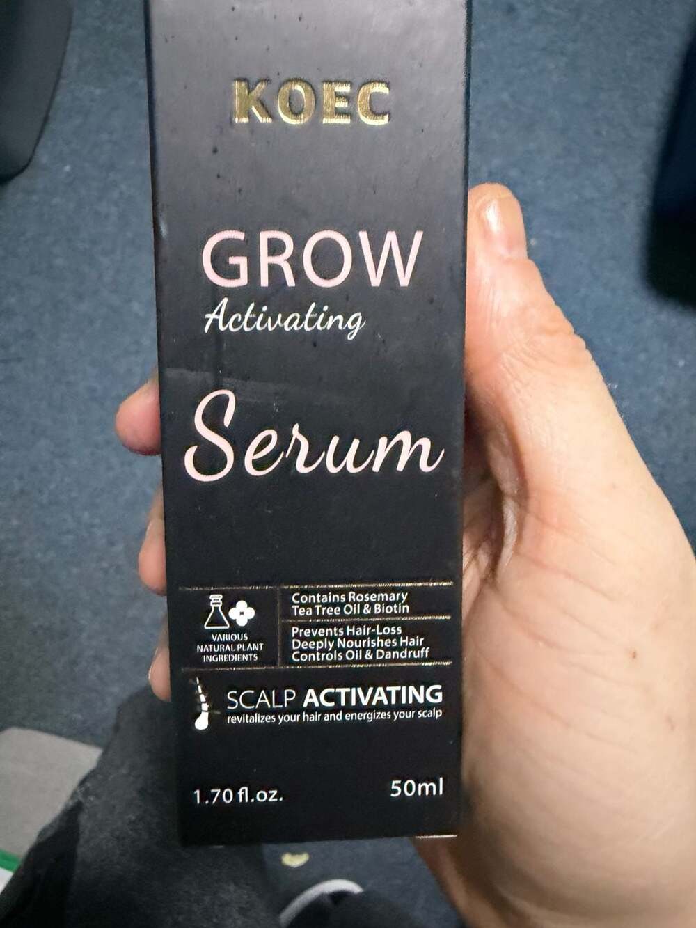 KOEC Grow Activating Serum Rosemary & Biotin Scalp Treatment 50ml